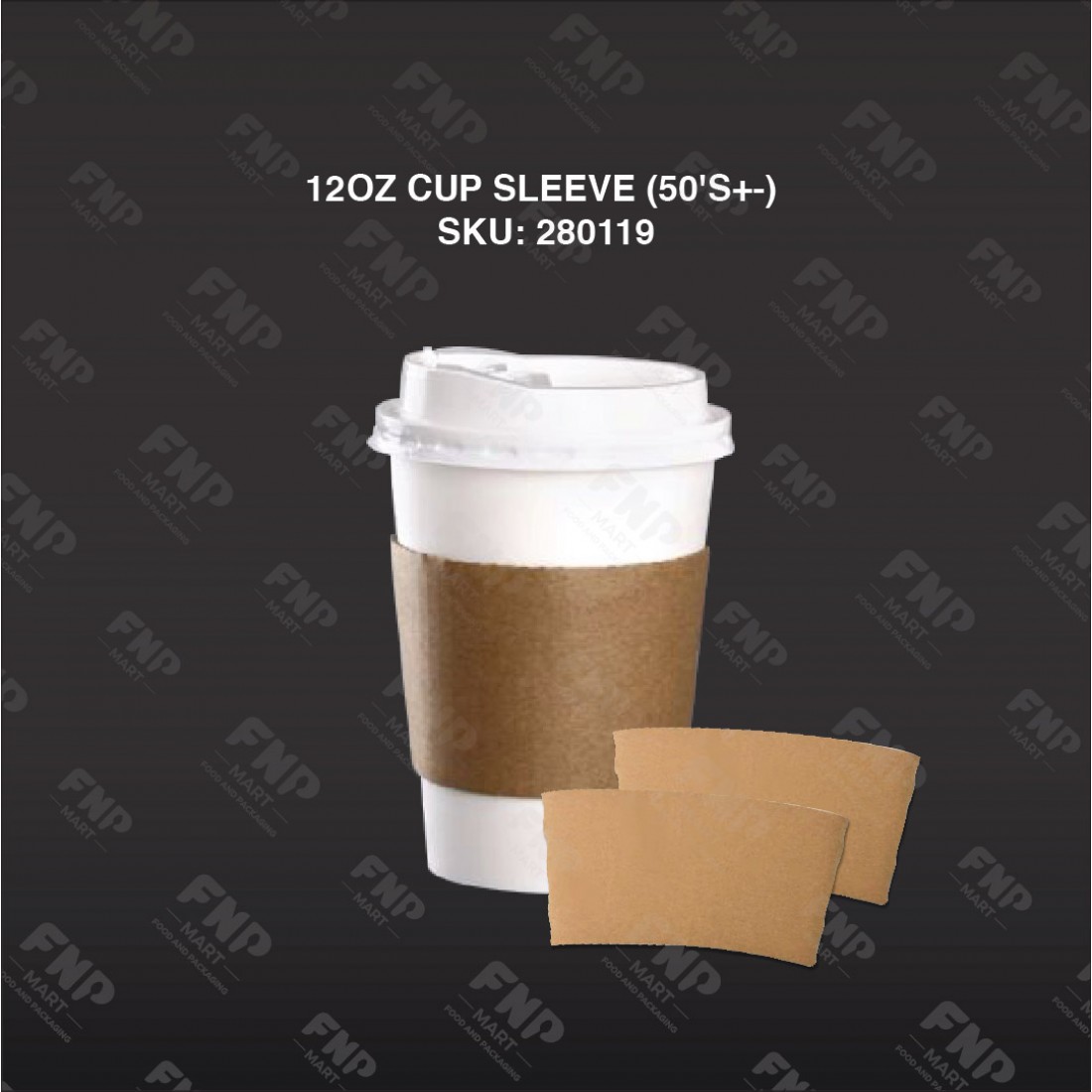 12OZ CUP SLEEVE (50'S+)